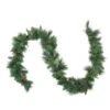 Northlight 9' X 14" Pre-Lit White Valley Pine Artificial Christmas Garland - Clear Lights