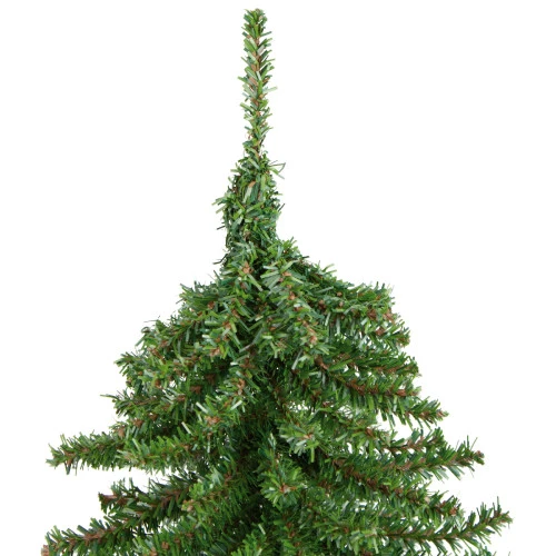 Northlight 18" Potted Downswept Mini Village Pine Medium Artificial Christmas Tree, Unlit - Image 4