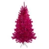 Northlight 6' Metallic Pink Tinsel Artificial Christmas Tree - Unlit