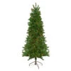 Northlight 6.5' Pre-Lit Canadian Pine Slim Artificial Christmas Wall Tree - Multicolor Lights