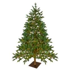 Northlight 6.5' Pre-Lit Full North Pine Artificial Christmas Tree - Clear LED Lights