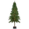 Northlight 7' Pre-Lit Medium Alpine Artificial Christmas Tree, Clear Lights