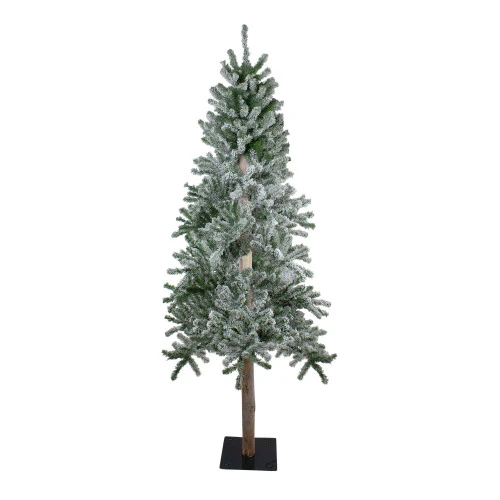 Northlight 6ft Flocked Alpine Artificial Christmas Tree - Unlit