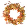 Northlight Orange Berries And Leaves Twig Artificial Wreath - 32-Inch, Unlit