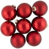Northlight 96ct Shiny And Matte Red Glass Ball Christmas Ornaments 3.25 (80mm)