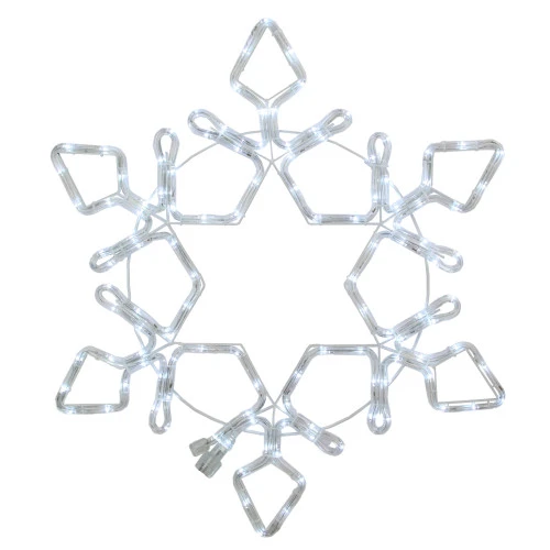 Northlight LED Rope Light Snowflake Commercial Christmas Decoration 5 Ft - Image 2