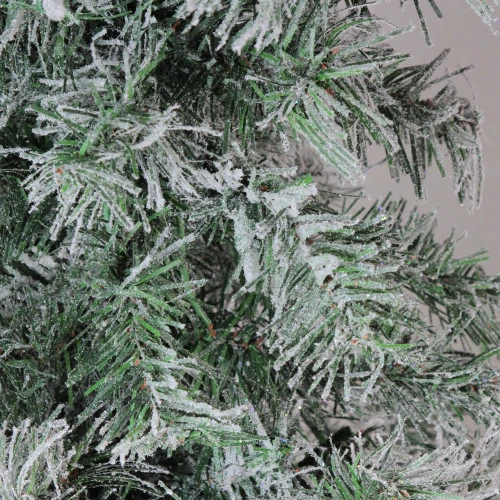 Northlight 3' Medium Flocked And Glittered Woodland Alpine Artificial Christmas Tree - Unlit - Image 2