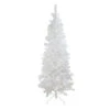 Northlight 6.5' Pre-Lit Pencil White Winston Pine Artificial Christmas Tree - Warm White LED Lights