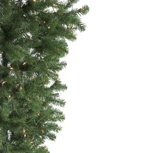 Northlight 5.5' Pre-Lit Medium Spruce Upside Down Artificial Christmas Tree - Clear Lights - Image 2