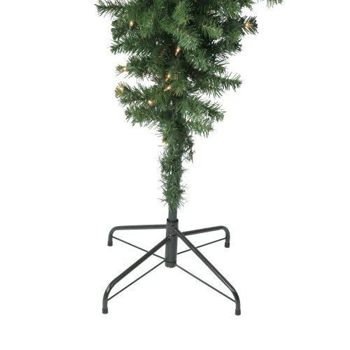 Northlight 5.5' Pre-Lit Medium Spruce Upside Down Artificial Christmas Tree - Clear Lights - Image 3