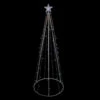 Northlight 6' Multi-Color LED Lighted Cone Tree Outdoor Christmas Decoration