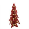 Northlight 2.25' Pre-Lit LED Decorated Tinsel Artificial Christmas Tree