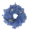Northlight Feather Blue And Gray Artificial Christmas Wreath - 10-Inch, Unlit