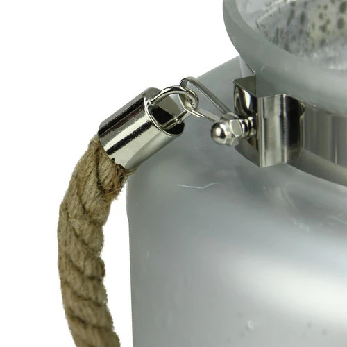 Northlight 9.5" Gray And Silver Tree Silhouette Mercury Glass Christmas Pillar Candle Holder - Image 2