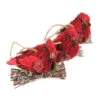 Northlight 3ct Red And Brown Glittered Cardinal Bird Christmas Ornaments 3.75" - 32584388