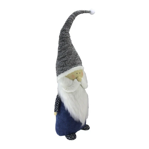 Northlight 27.5" Blue And Gray Standing Santa Gnome Tabletop Decor - Image 2