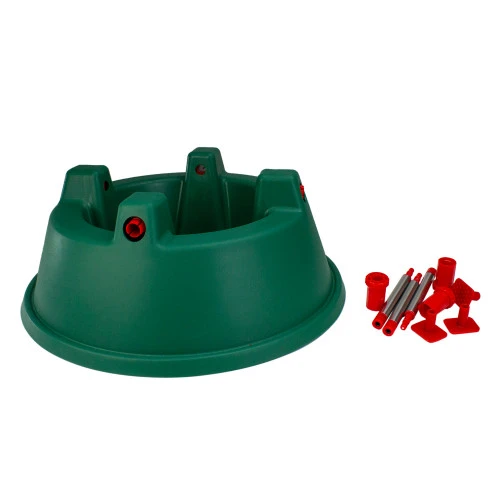 Northlight 21" Wide Mouth Green And Red Watering Christmas Tree Stand - Trees Up To 8ft - Image 3