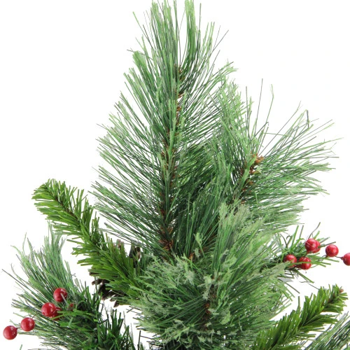 Northlight 24" Mixed Cashmere Berry Pine Medium Artificial Christmas Tree - Unlit - Image 2