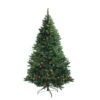 Northlight 6.5' Pre-Lit Full Buffalo Fir Artificial Christmas Tree - Warm White LED Lights